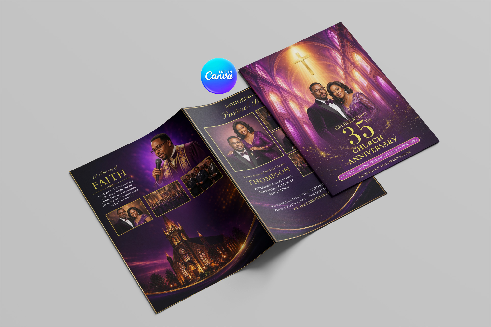 Chruch Anniversary template 